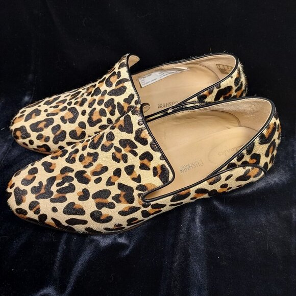 Clarks Cushion plus animal print shoes size 7.5 small heel - Picture 9 of 12